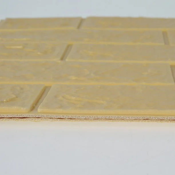 Pack de 10 Panneaux Muraux 3D Effet Brique Doré