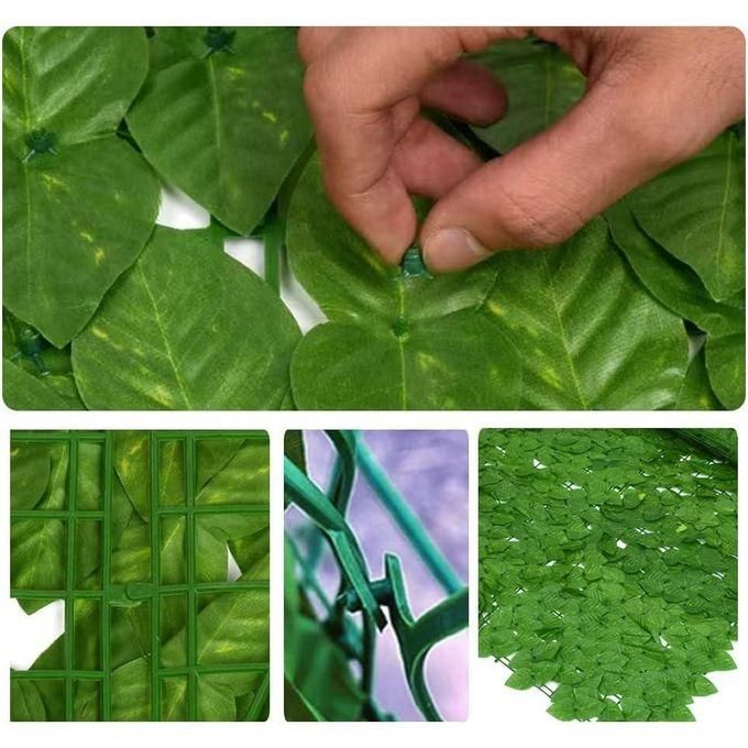 Mur Végétal Artificiel Haute Qualité Vert Naturel En Rouleau 1 x 3 Mètres