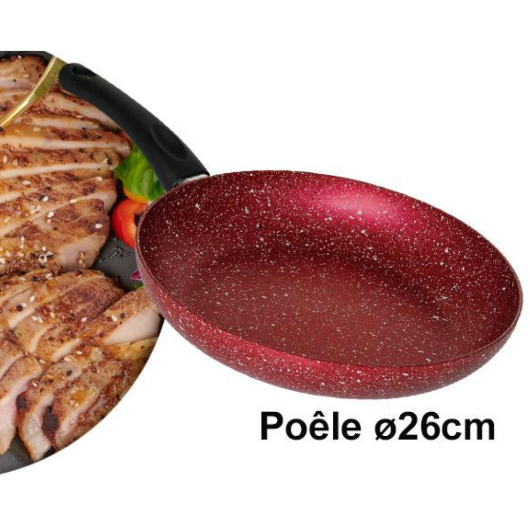 Batterie de Cuisine 10 Pièces Cook’art Granite✅تخفيض فرصة 🎁😍