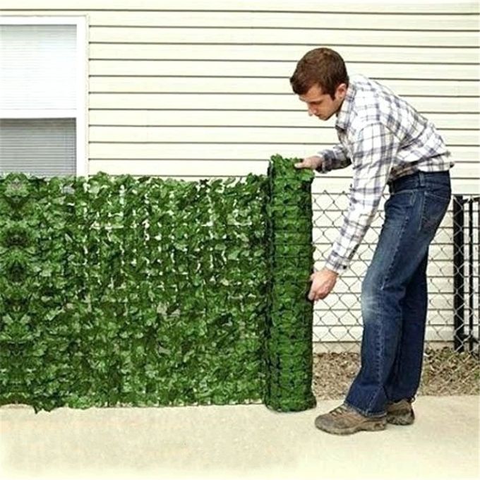 Mur Végétal Artificiel Haute Qualité Vert Naturel En Rouleau 1 x 3 Mètres