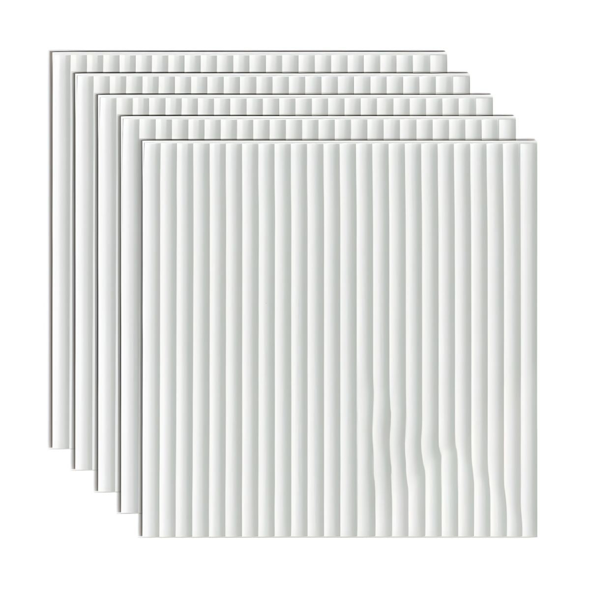 Pack de 10 Panneaux Muraux 3D Effet Brique Effet Tube 4.5 MM