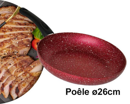 Batterie de Cuisine 10 Pièces Cook’art Granite✅تخفيض فرصة 🎁😍